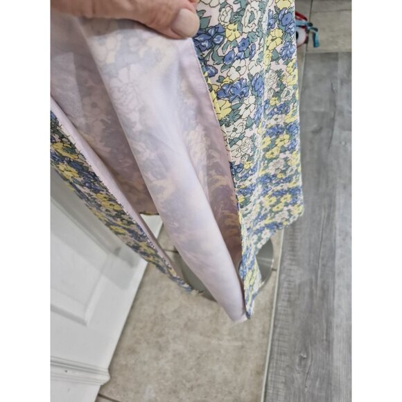 Lulus It's a Perfect Pick Pink Women Floral Print Cutout  Maxi Dress size MEDIUM - Picture 14 of 14